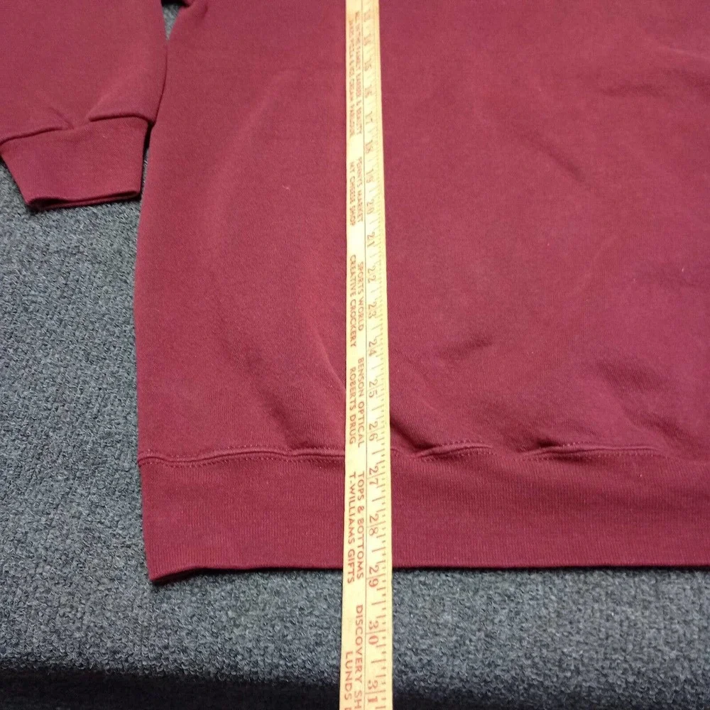VINTAGE Voyager School Sweater Maroon‎ 2XL XXL Santee Heavyweight USA Made